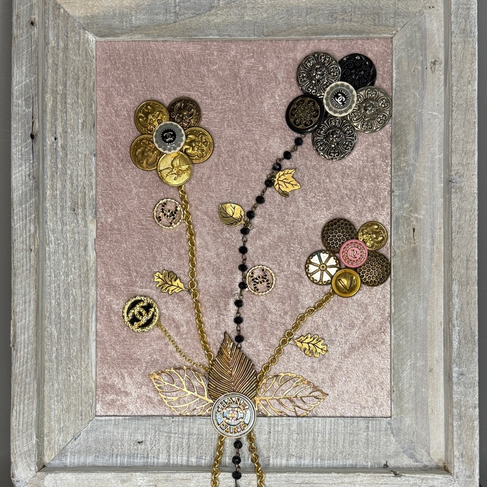 Vintage Button Art